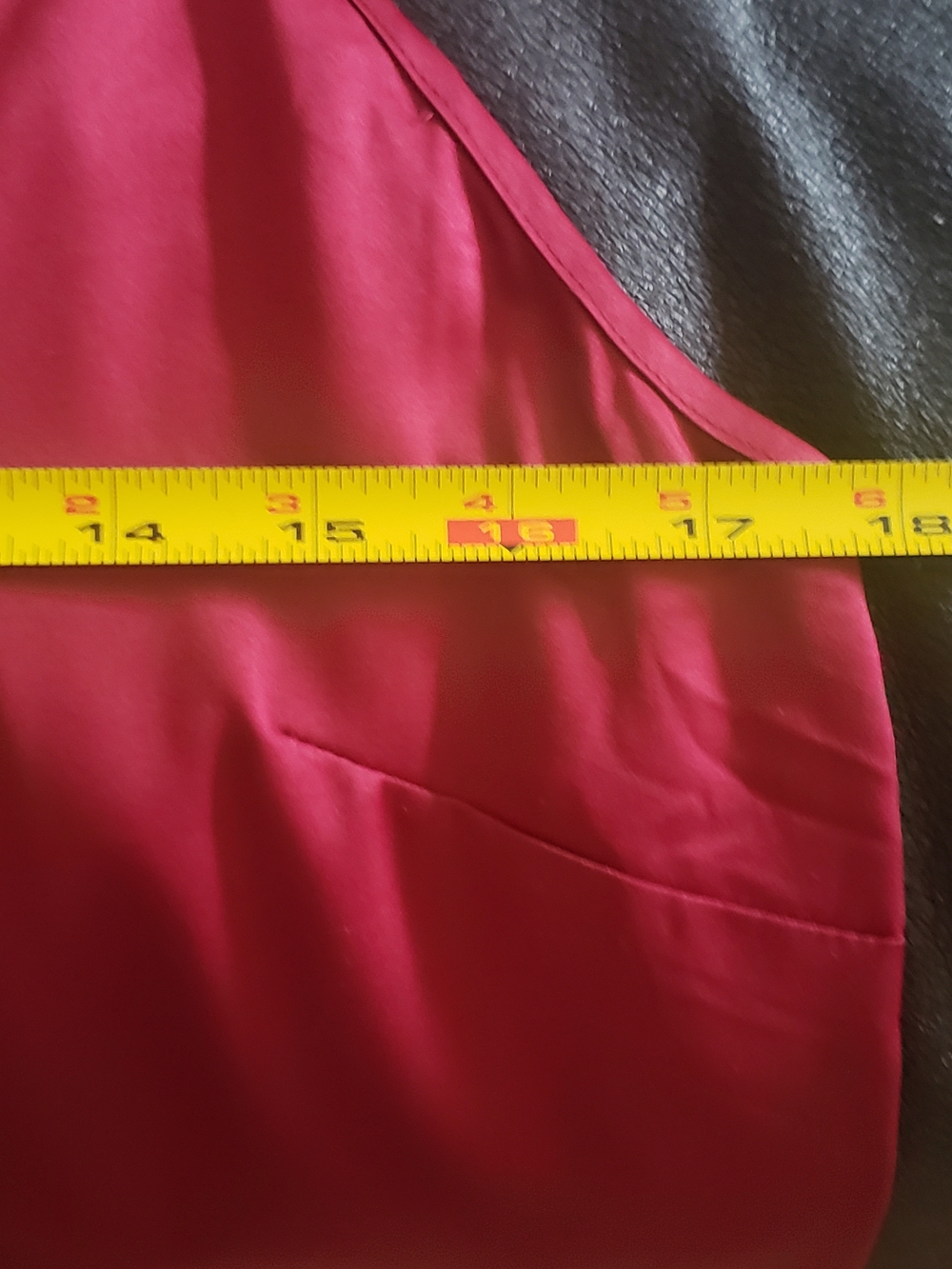 Forever 21 Burgundy Satin Slip Midi Dress Spaghetti Straps Size Large - Picture 7 of 8